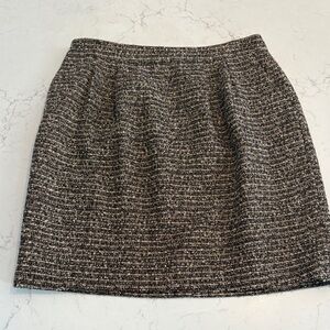 NWT Ladies Boden Black & Gold‎ Boucle Skirt